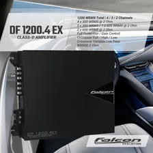 Modulo Amplificador Automotivo Falcon 1200x4 4 Canais 1200w Cor Preto Foto mini 2