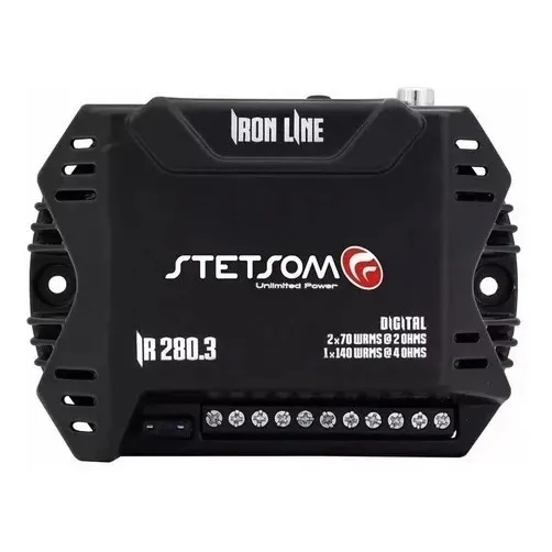 Modulo Amplificador Automotivo Stetsom Ir 280.3 Digital 280w Foto 1