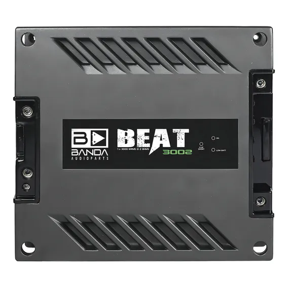 Módulo Amplificador Banda Beat 3002 3000w Rms 2 Ohms 1 Canal Cor Cinza Foto 1