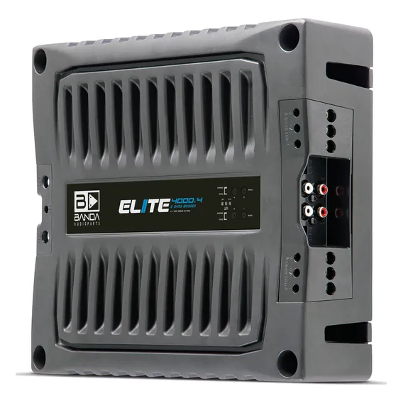 M贸dulo Amplificador Banda Elite 4000.4 Wrms 2 Ohms 4 Canais Bridge 4 Ohms Foto 1