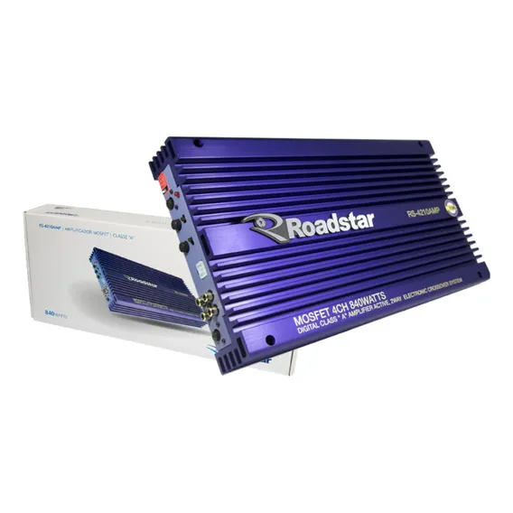 Modulo Amplificador De Potencia Rs4210 4 Canais Roadstar Foto 1
