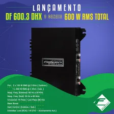 Modulo Amplificador Digital Df600.3 3 Canais 600wrms Falcon Cor Preto Foto mini  3