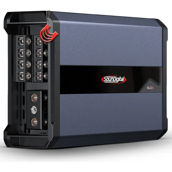 Módulo Amplificador Potência 2000w em 4 Canais 4 ohms Soundigital Evo5 - Para Som Falantes Subwoofer Foto 1