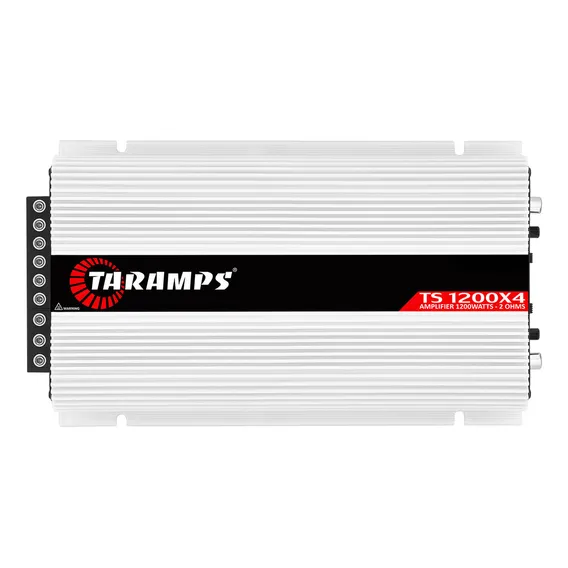 Módulo Amplificador Som Automotivo Taramps Ts-1200x4 - 4 Canais - 1200w Rms Foto 1