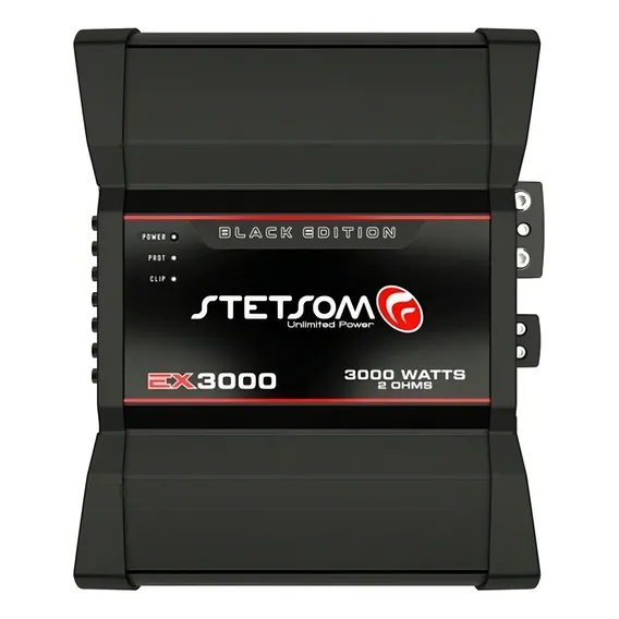 Módulo Amplificador Stetsom 3000w Rms Ex3000 Black 2 Ohms Cor Preto Foto 1