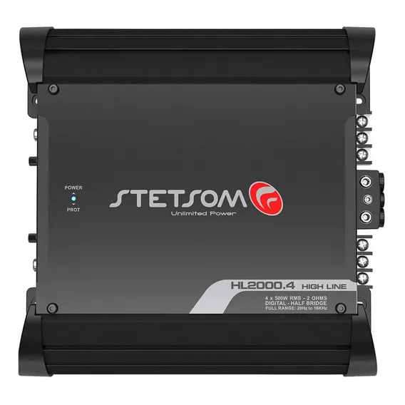 M贸dulo Amplificador Stetsom Hl 2000.4 2 Ohms 4 Canais Foto 1