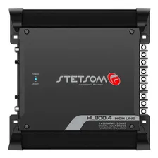 M贸dulo Amplificador Stetsom Hl 800.4 800w Rms 2Ohms 4 Canais COR PRETO Foto mini 1