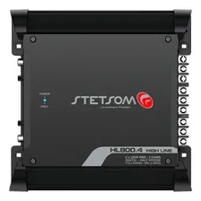 M贸dulo Amplificador Stetsom Hl800.4 800 Wrms 2 Ohms 4 Canal Cor Preto Foto mini 1