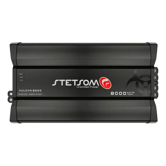 Modulo Amplificador Stetson Vulcan 8000w Rms 1 Ohm 1 Canal Cor Preto Foto 1