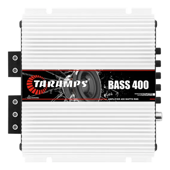 M贸dulo Amplificador Taramps 400 Watts Bass 400 1 Ohm 1 Canal Cor Branco Foto 1