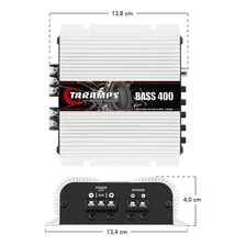 M贸dulo Amplificador Taramps 400 Watts Bass 400 1 Ohm 1 Canal Cor Branco Foto mini 4