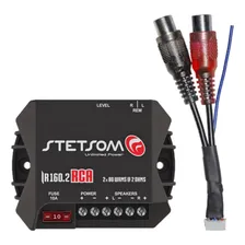 Modulo AUTOMOTIVO Stetsom IR160 COM CHICOTE RCA Amplificador 160W Rms Para Alto Falante de Portas e Tampao 6x9 6 polegadas 2 Canais RENDE 45W A 4 Ohms Potencia iron line valente e compacto Foto mini 1
