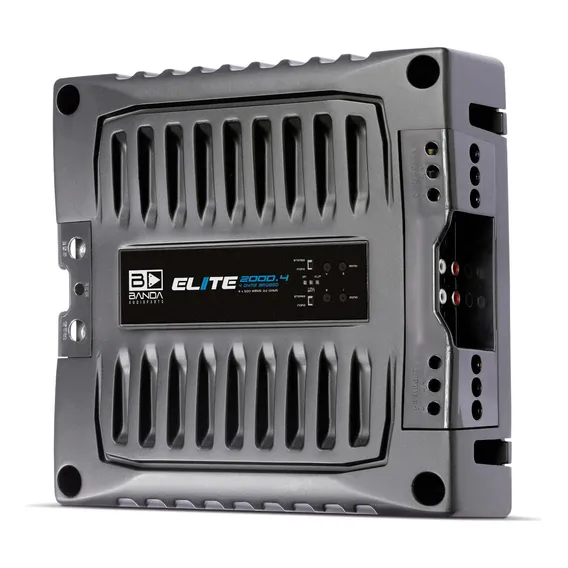 Módulo Banda Elite 2000.4 Potência 2000 Wrms 2 Ohms 4 Canais Bridge 4 Ohms Foto 1