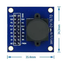 Modulo Camera Vga Ov7670 Arduino Nodemcu Raspberry Com Foto mini 3