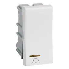 Módulo Campainha Pulsador Com Luz Pialplus 2a 250v 611022 Cor Branco 250 Foto  mini 1