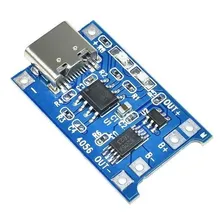 Módulo Carregador De Bateria De Lítio Tp4056 Usb-c Arduino Foto  mini 1