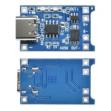 Módulo Carregador De Bateria De Lítio Tp4056 Usb-c Arduino Foto mini  3