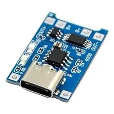 Módulo Carregador De Bateria De Lítio Tp4056 Usb-c Arduino Foto mini  2