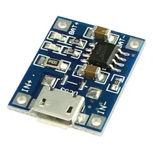 Módulo Carregador De Baterias De Lítio Tp4056 Micro Usb Foto  mini 1