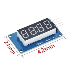 Modulo Display 4 Digitos Tm1637 Vermelho Relogio Arduino Esp Foto mini 4