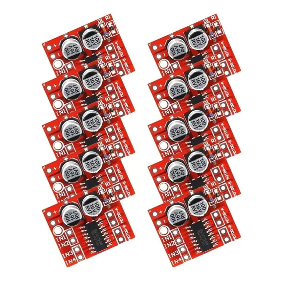 Modulo Driver Ponte H L298n Mini Para Arduino - Kit 10 Foto 1