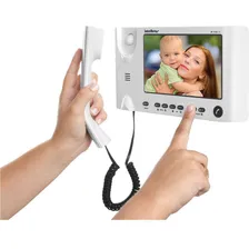 Módulo Interno Video Porteiro Iv 7000 Hs In Branco Intelbras Foto mini  2