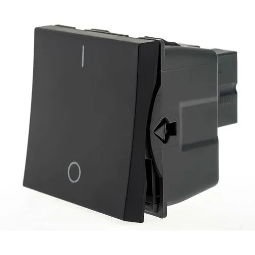 Modulo Interruptor Bipolar Simples 25a Preto Pial Plus+ Foto 1