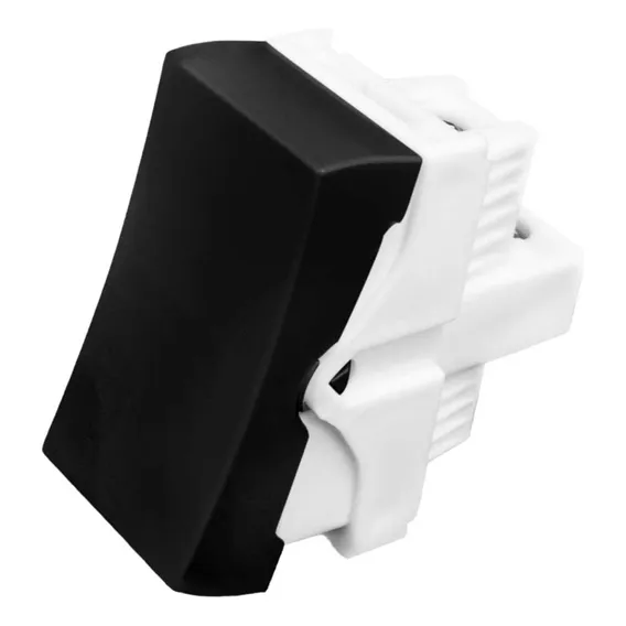 M贸dulo Interruptor Paralelo Linha Slim Ilumi Preto 81224 Foto 1