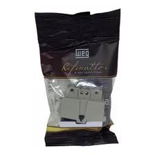 Módulo Interruptor Simples Refinatto Branco 10a 250v Weg Foto mini  2