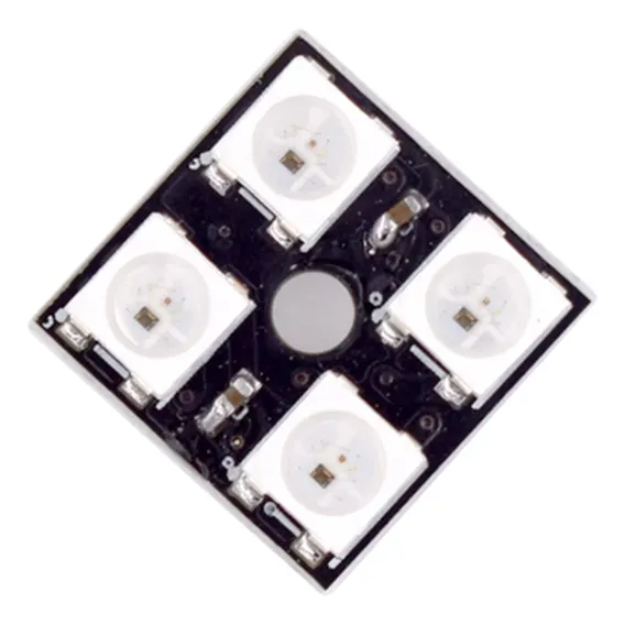 Módulo Led Rgb 5050 Endereçável 4 Bits Ws2812 Foto 1