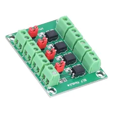 Módulo Optoacoplador 4 Canais Pc817 Foto mini  3