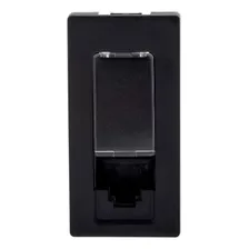 Modulo Pial Plus+ Preto 1tomada Rj45 615045pt Foto  mini 1