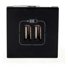 Modulo Pial Plus+ Preto 2tomada Usb 2400ma 615089pt Foto  mini 1