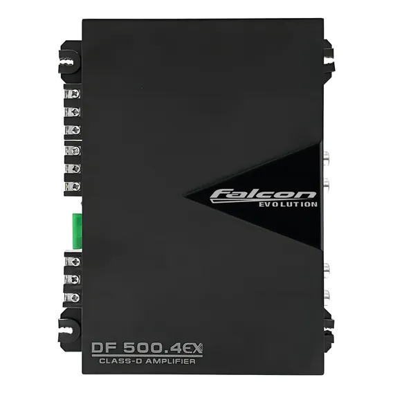 Modulo Potencia Falcon 500.4 Ex 4 Canais 500w Cor Preto Foto 1