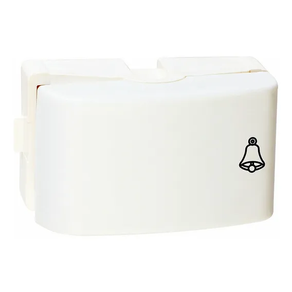 Modulo Pulsador Campainha 1 Posto 10a 250v Branco Lunare Foto 1