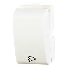 Modulo Pulsador Campainha 1 Posto 10a 250v Branco Lunare Foto mini 2