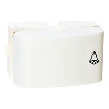 Modulo Pulsador Campainha 1 Posto 10a Branco Lunare Foto  mini 1