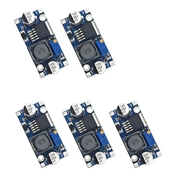 Módulo Regulador De Tensão Step-down Lm2596 Com 5 Peças Foto 1