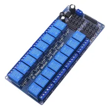 Módulo Relé 16 Canais 12v Compatível Arduino Pic Raspberry Foto mini  3
