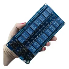Módulo Relé 16 Canais 12v Compatível Arduino Pic Raspberry Foto mini  2
