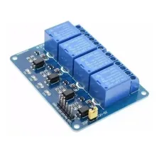 Módulo Relé 4 Canais 5v Com Opto Arduino, Pic, Raspberry Arm Foto mini 1
