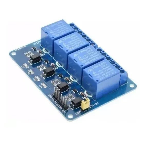 Módulo Relé 4 Canais 5v Com Opto Arduino, Pic, Raspberry Arm Foto 1