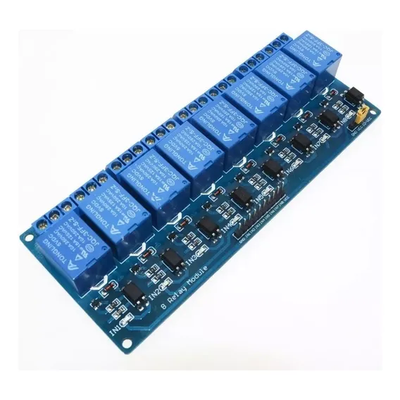 Módulo Relé 8 Canais 5v / Para Arduino / Pic Arm E Outros Pe Foto 1