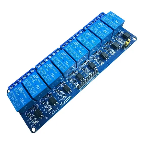 Módulo Relé De 8 Canais 12v 10a Com Optoacoplador Arduino Foto 1