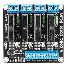 Módulo Rele De Estado Sólido 4 Canais 5v Ssr Foto mini 4
