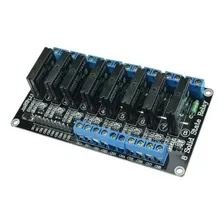 M贸dulo Rele De Estado S贸lido 8 Canais 5v Ssr Foto mini 1