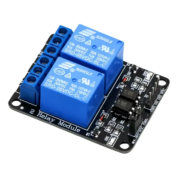 Módulo Relé Rele 2 Canais 5v | Arduino, Pic, Raspberry Pi Foto 1
