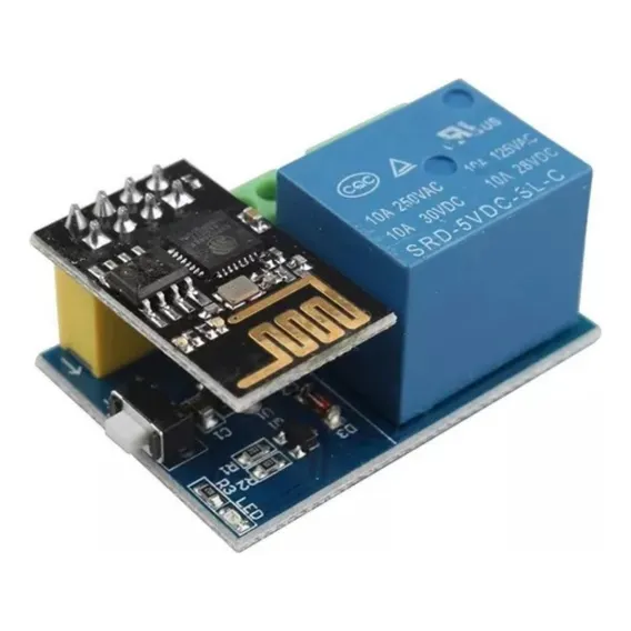 Módulo Relé Wi-fi Esp8266 V1.0 Com Esp-01 Foto 1