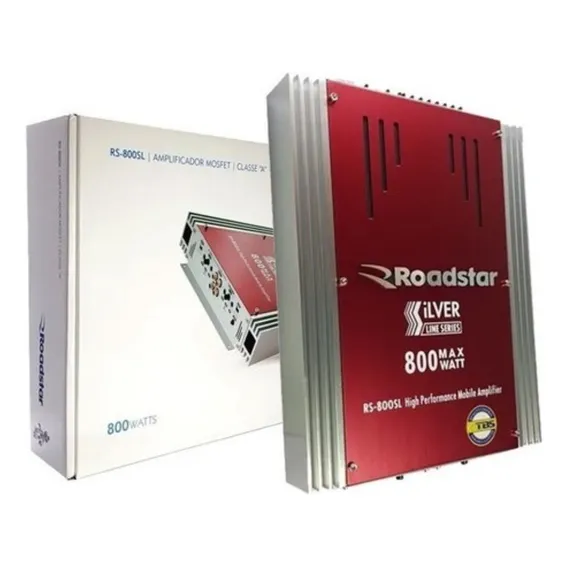 Modulo Roadstar 800 Watts De Potencia Crossover 4 Canais Cor diversos Foto 1