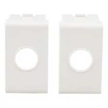 Módulo Saída De Fio Com 2 Unidades Branco Decor Schneider Foto  mini 1
